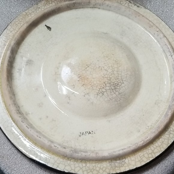 VTG Japan Ceramic Cookie Biscuit Jar - Picture 3 of 6